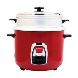 Singer 1.8L Rice Cooker - Red (1 year warranty)