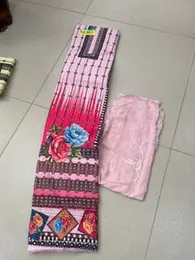 Chiffon digital print material Indian kit Design 6