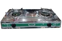 LMG TG-GCCB211SRB 2 Burner Gas Cooker – LPG | Stainless Steel | 715×385×98mm