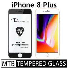 iPhone 8 Plus Branded MTB High Quality Screen Protector Full Glue 9D MTB tempered Glass for iPhone 8 Plus