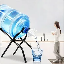 20 L Water Bottle Jug Drink Dispenser Storage Cooler Fordable Cradle Stand Stainless Steel Rack Holder No Leak