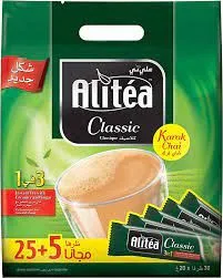 Alitea Classic 3in1 with Creamer and Sugar 30 Sachets. (Net Wt.600g)  tea powdee/ milk powder