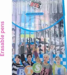 Blue Aura BTS BT21 Pen Set of 4 For School College Office Gifting Or Collectible (BTS Boys)