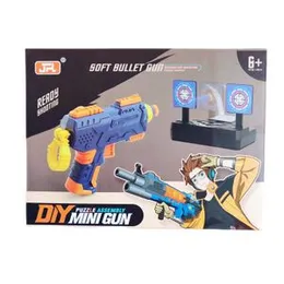 Eva Soft Bullet Mini Gun with Target Base for Kids Surprise Gift