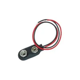 Battery Connector Clip Socket 9V (Black)