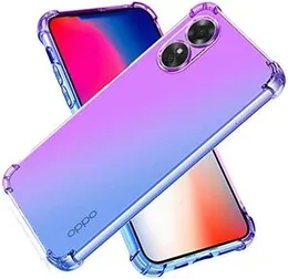 Oppo A17 Transparent Shockproof Clear Back Cover for Oppo A17