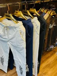 Men's Joggers Flame PRINTED BOTTOM, Gym Jogger with Tribal Print, Loose Fit