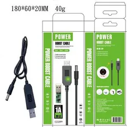 Audio Wireless Router Speakers USB DC 5V to DC 5V 9V 12V Cable USB to 5V Voltage Power Supply Cable