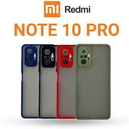 Gingle Jingle Series Xiaomi Redmi Note 10 Pro Anti-Knock Armor Protective Cover Translucent Matte Hard Phone Case