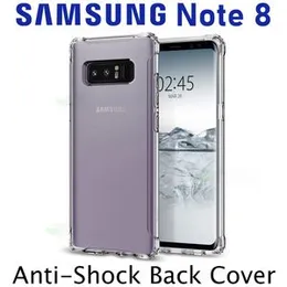 Samsung Galaxy Note 8 Soft Silicone TPU Case with anti-shock protection hardy edges fully transparent cover bumper case For Samsung Galaxy Note 8