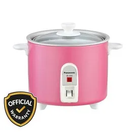 Panasonic SR3NA Mini Rice Cooker – 0.3L Anodized Aluminium Pot with Glass Lid