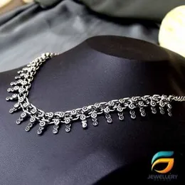 Buggy Silver Plated Traditional Jewell  Peace Neck Chain for Women.