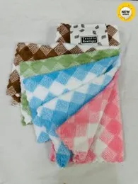 New Face Towel – Ultra-Soft Cotton Blend | Multi-Color Checkered | Multi-Pack Options