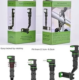 Car phone holder rearview mirror mount