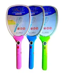 Electric Fly Swatter Fly Catcher Mosquito Insect Killer with LED Lighting Rechargeable Fly Mosquito Killer