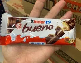 Kinder bueno Milk Chocolate & Hazelnut Cream Candy 2 Bar × 2 Pcs