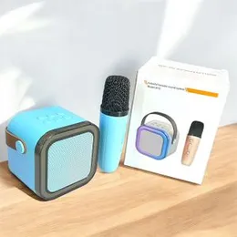 Portable Bluetooth Karaoke Speaker with RGB Lights & Wireless Mic – Ideal for Parties