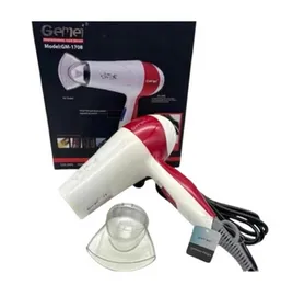 Gemei GM-1708 Hair Dryer 1000W – Compact Foldable Travel Hair Dryer with Dual Speed Settings