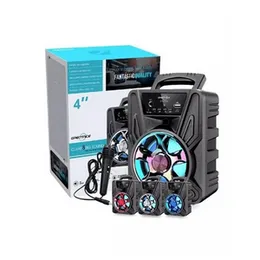 GTS 1779 FM Music Box Bluetooth Speaker with Mic