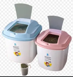 Large Airtight Rice & Grain Storage Box with Lid – Multi-Purpose Kitchen Food Container