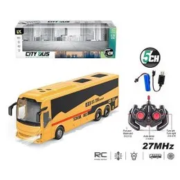 Kids Toy Remote Control Radio Controlled School Bus Scale:1.24 (0700)