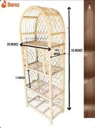 Book Shelf/ Book Shelf  / Multi Purpose Storage Organizer /study room Rack / Book rack /Cane Rack / Book organizer/storage orgenizer