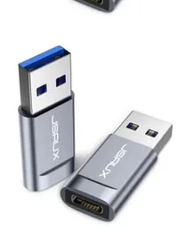 USB-C to USB 3.0 Adapter, Type-C Female to USB-A Male Adapter, USB C 3.1 Gen 1 Converter Support 5Gbps Work with Laptops, Chargers and More Devices wi