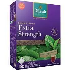 Premium Ceylon Extra Strength Black Tea-100 Tea Bags ( 240g ) tea powder
