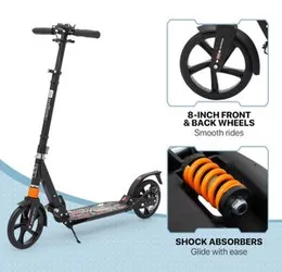 Adult Mobility Scooter Big Wheel Double Shock Absorption Two-wheel