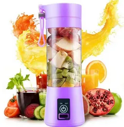 Portable Electric USB Rechargeable Blender Mini Juicer Smoothie Maker for Travel and Gym