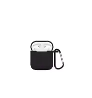 AirPods 1st & 2nd Gen Silicone Cover Case – Black | Shockproof & Dustproof Protection