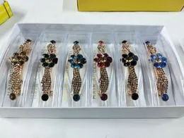 Sparkling Crystal-Stones Braided Hair Clip Satin Fabric Hair Bands Hairpin