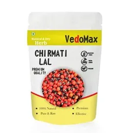 VedoMax Chirmati Lal | Lal Ratti | Ratti ke daane |Lal beej | Abrus Precatorius | Jequerity Seeds | Lal gunja | Red chirmati - (200 GM)