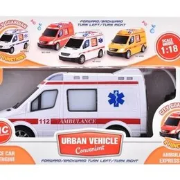 Four way remote ambulance with 3D light and sound RC ambulance