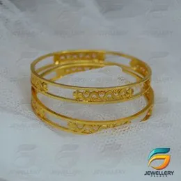 Gold Plated Guarantee Stylish Thin Bangle with White Stone for Women With Stone Fashion Jewelry Gift.