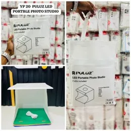 PULUZ 20cm Mini Folding Portable 550LM LED Light Photo Lighting Studio Shooting Tent Box Kit with 6 Colors Backdrops