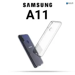 ThickBallon Clear Transparent Silicone Case back cover For Samsung A11/M11