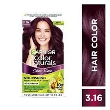 Garnier Color Naturals 3.16 Burgundy Hair Color 20ml Grey Coverage