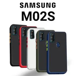 Gingle Jingle Series Samsung Galaxy M02s Anti-Knock Armor Protective Cover Translucent Matte Hard Phone Case