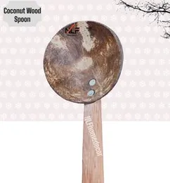 3pcs set of Spoon/ coconut wood spoon /coconut shell spoon / Curry spoon / Rice spoon