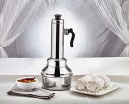 Stainless Steel Puttu Kudam Puttu Maker, Silver