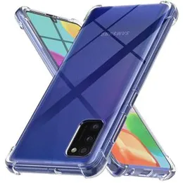 Luxury Shockproof Thickballoon Transparent Back Cover for Samsung M31