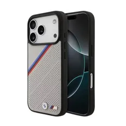 BMW Magsafe PU Leather Case For iPhone 17 Pro / 17 Pro Max – Grey