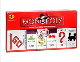Monopoly Complete Board Game - Classic & Standard Edition with Money Notes and Tokens