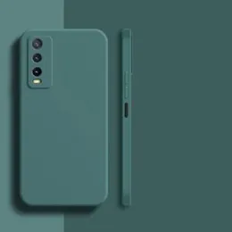 Luxury Unique Liquid Silicone Case Back Cover For Vivo Y20