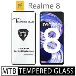 Realme 8 Branded MTB High Quality Screen Protector Full Glue 9D MTB tempered Glass for Realme 8