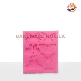 Butterfly Silicone Mould – A-30 | 6-Butterfly Fondant Tray | Flexible & Reusable