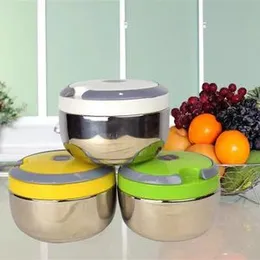 High quality stainless Steel lunch box with lid hot box 900ml school tiffin box