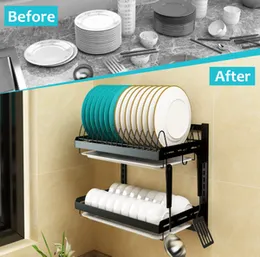 Wall Dish Rack 2 Tier