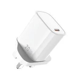 Wiwu WI-G007 Essen 20w Gan Fast Charger White 3pin
